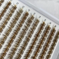 Wholesale Private Label Brown Lash Clusters